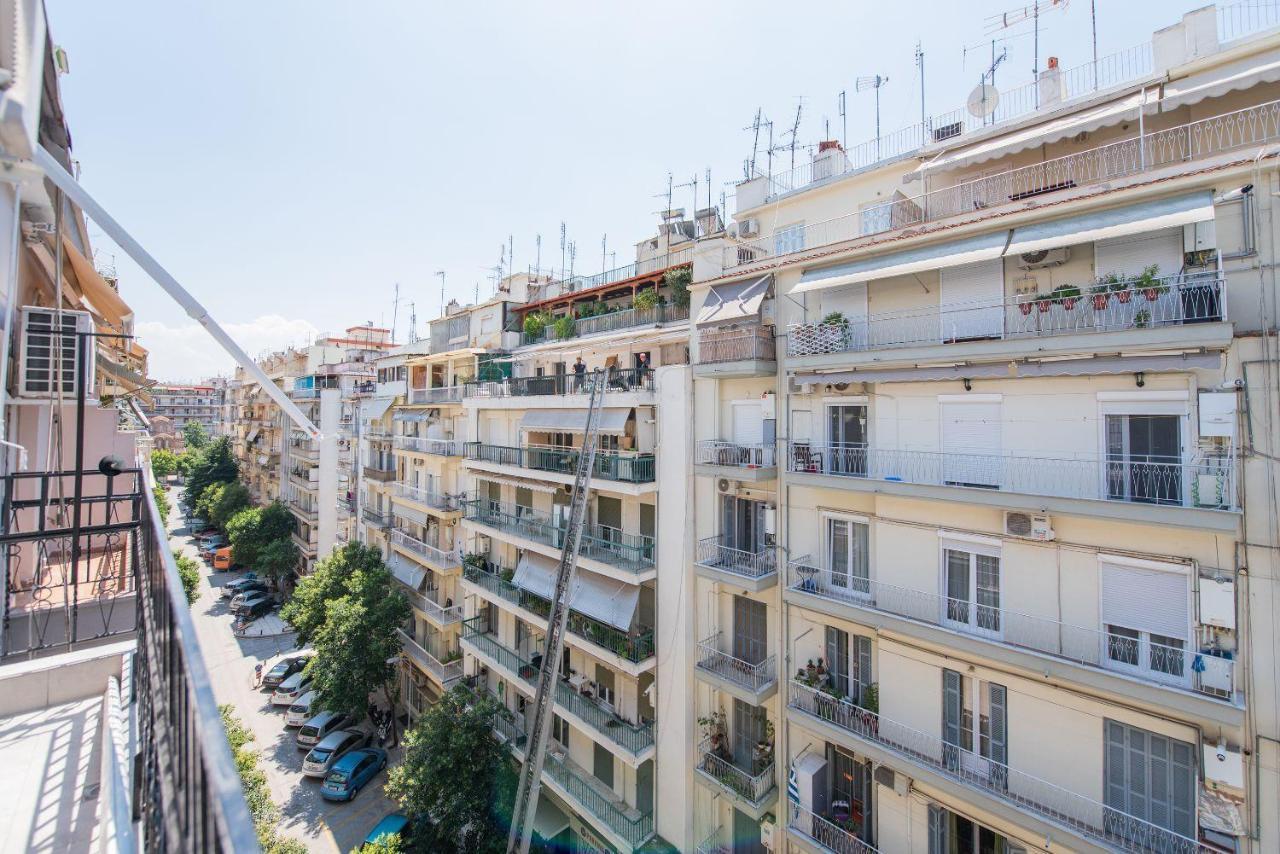 סלוניקי Apricot By Halu! Cozy Apt Next To Agia Sophia Metro Station מראה חיצוני תמונה